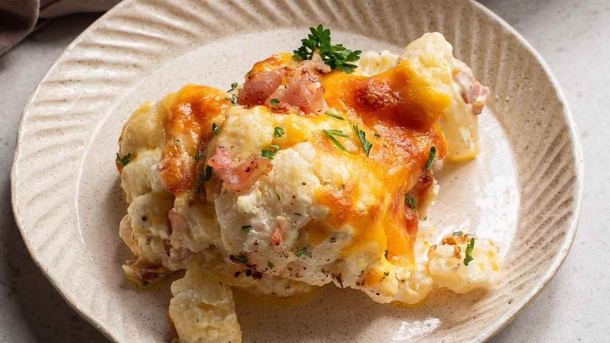 Loaded Cauliflower Casserole.