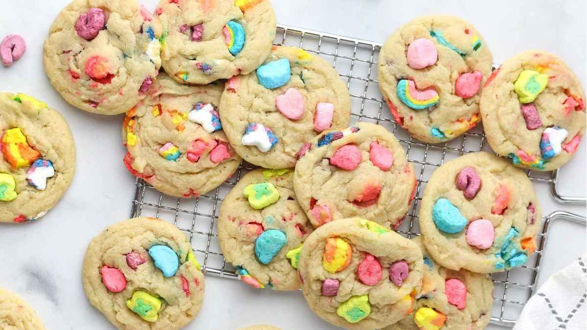 Lucky Charms Cookies.