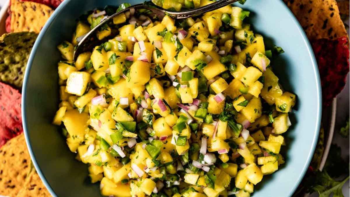 Mango Pineapple Salsa.