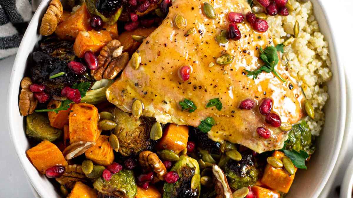 Maple Mustard Salmon. 