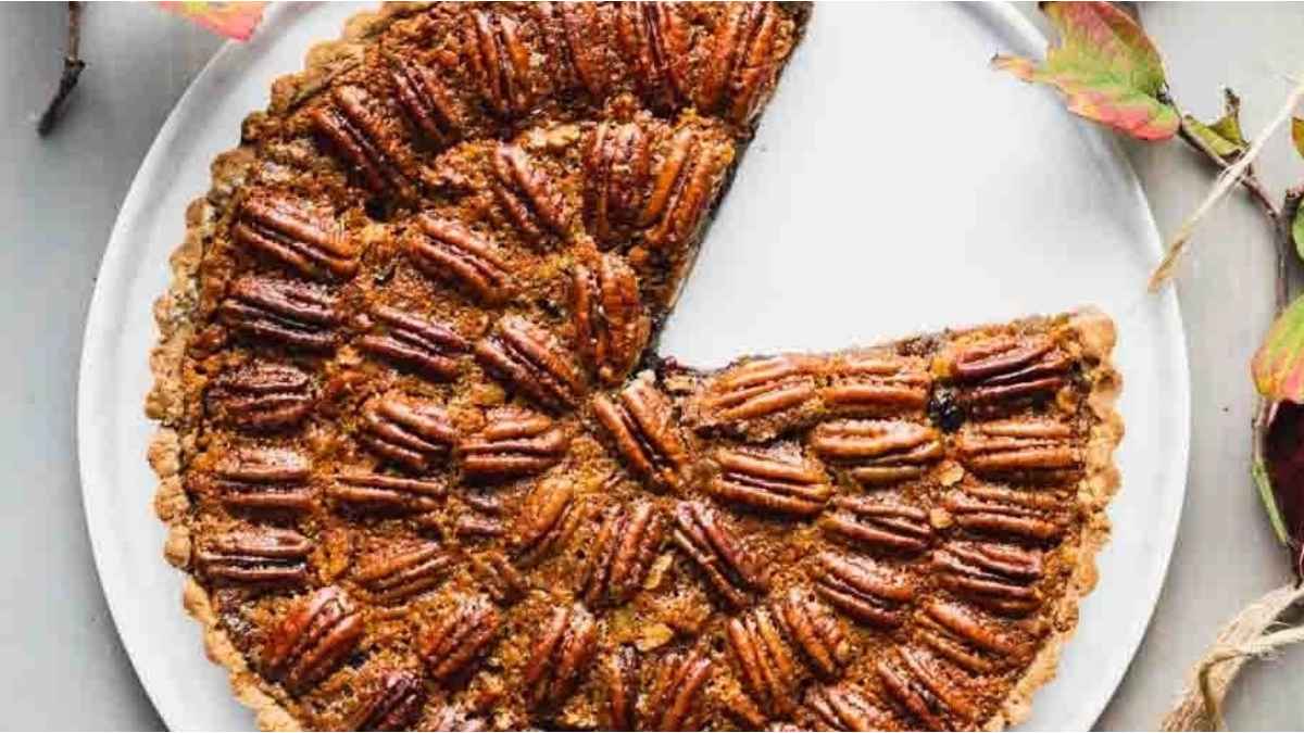 Maple Pecan Tart. 