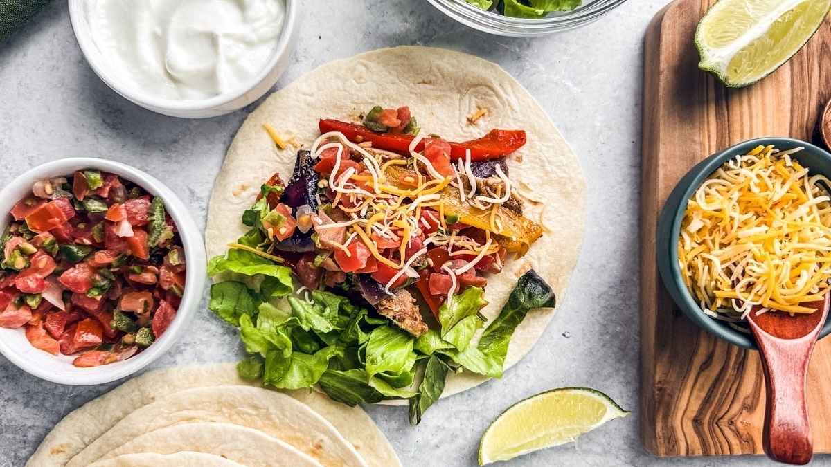 Marinated Chicken Fajitas W/ Chicken Breast.