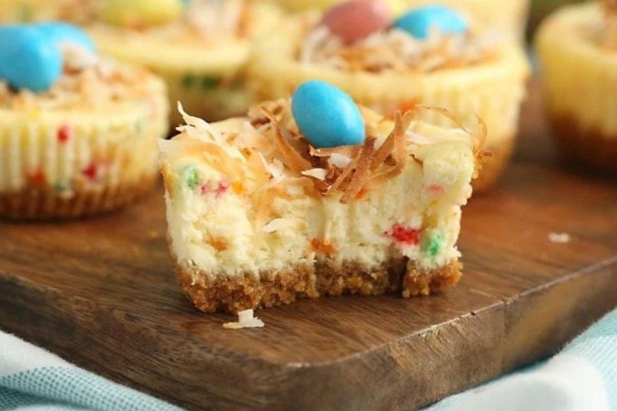 Mini Easter Cheesecakes