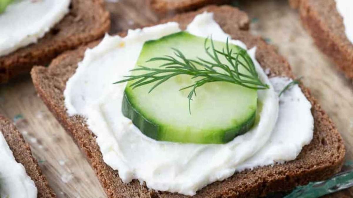 Mini Cucumber Sandwiches.