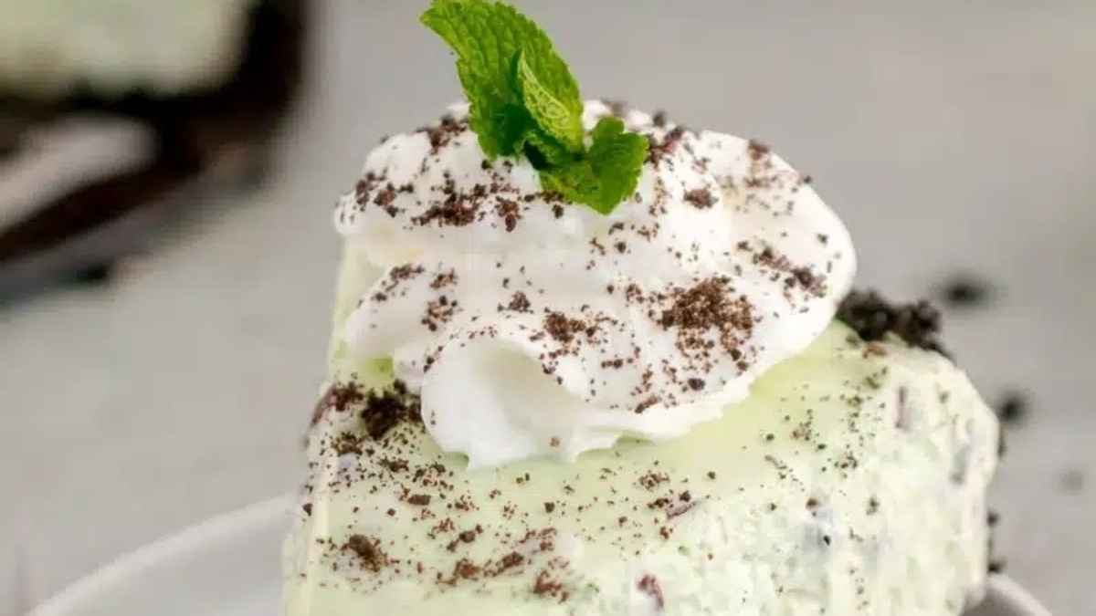 Mint Chocolate Cheesecake.