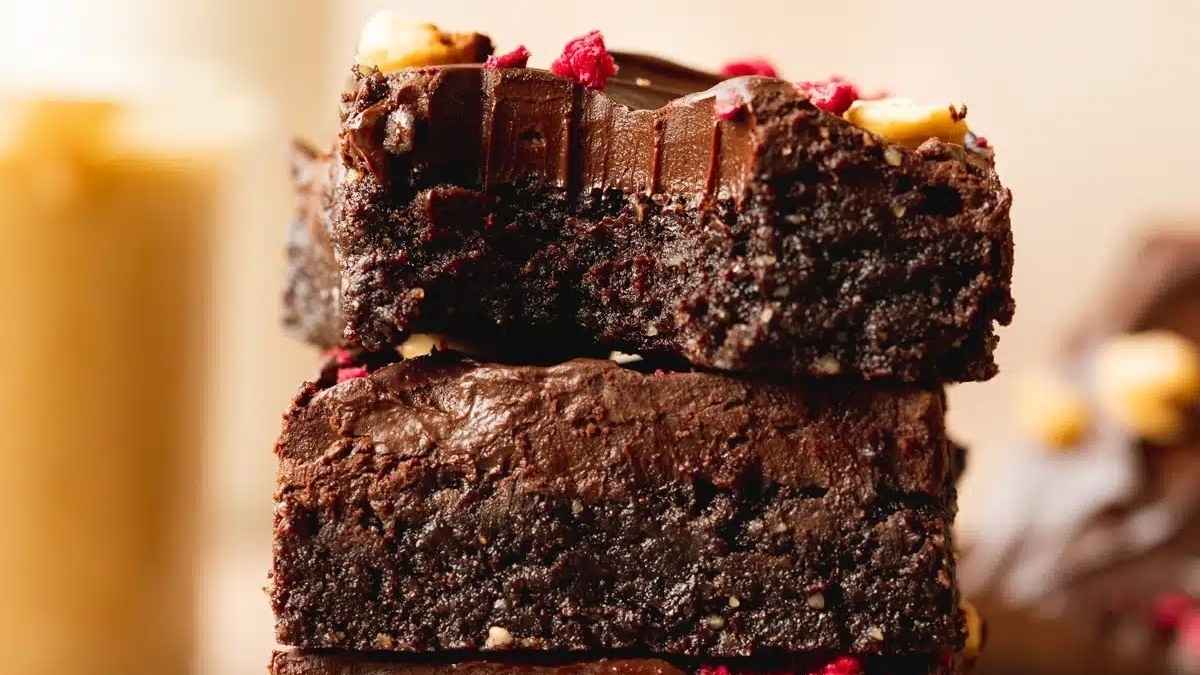 No Bake Date Brownies.