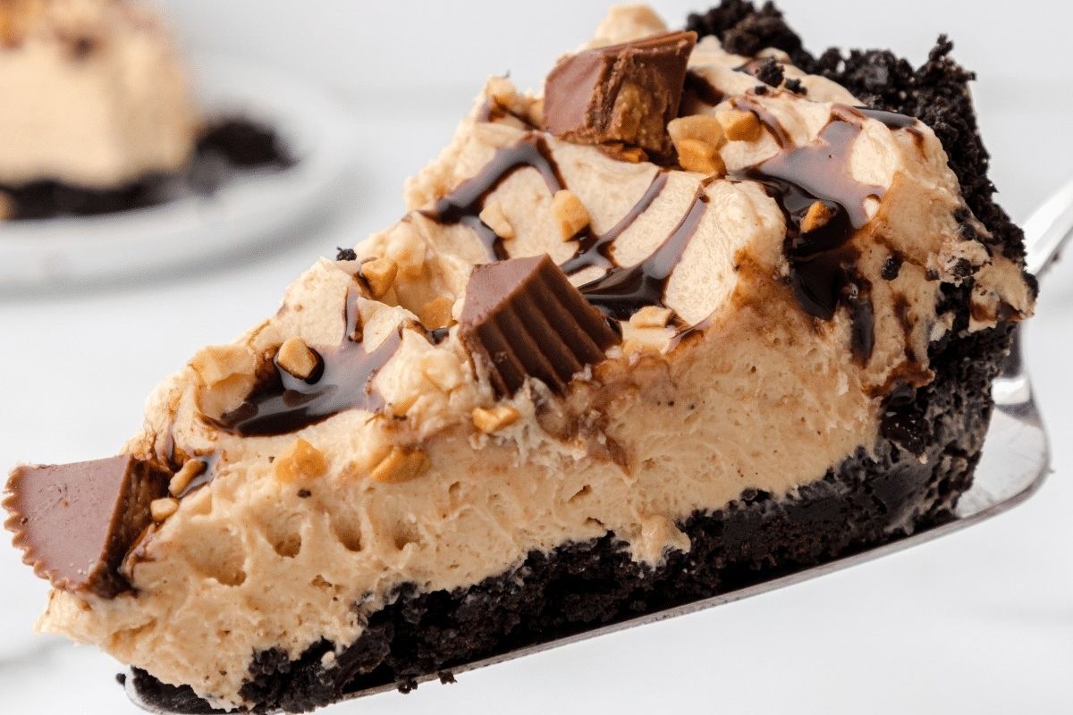 No Bake Peanut Butter Pie