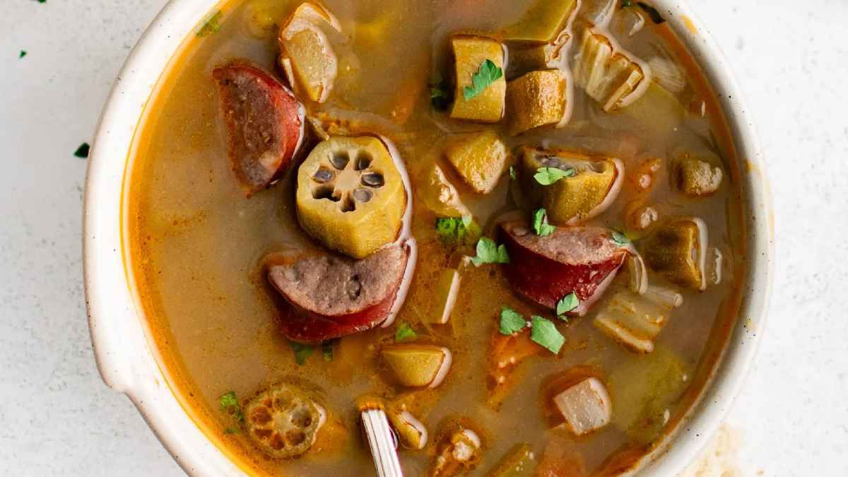 Okra Soup Recipe. 