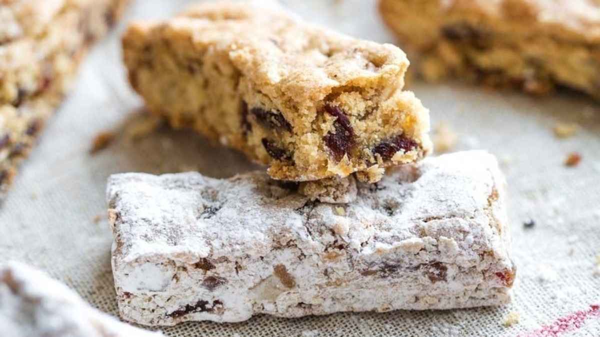 Old-Fashioned Date Bar Recipe.