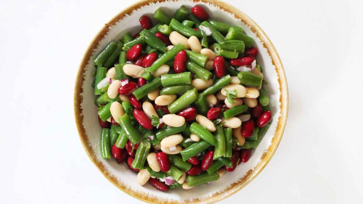 Old-Fashioned Three Bean Salad.