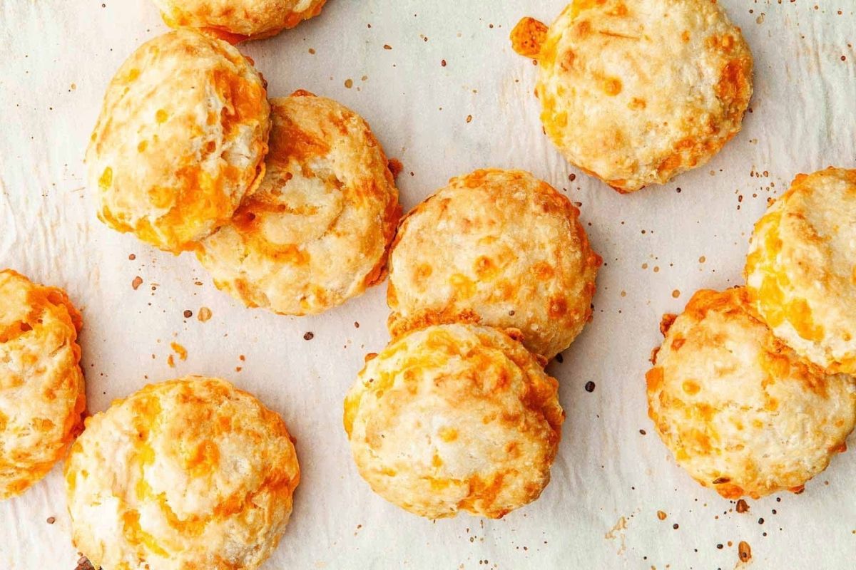 One Bowl Cheese Tea Biscuits