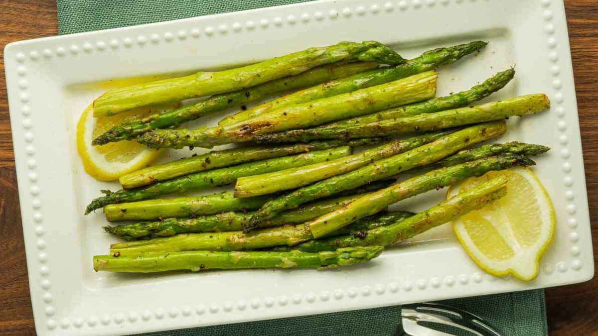 Pan Seared Asparagus.