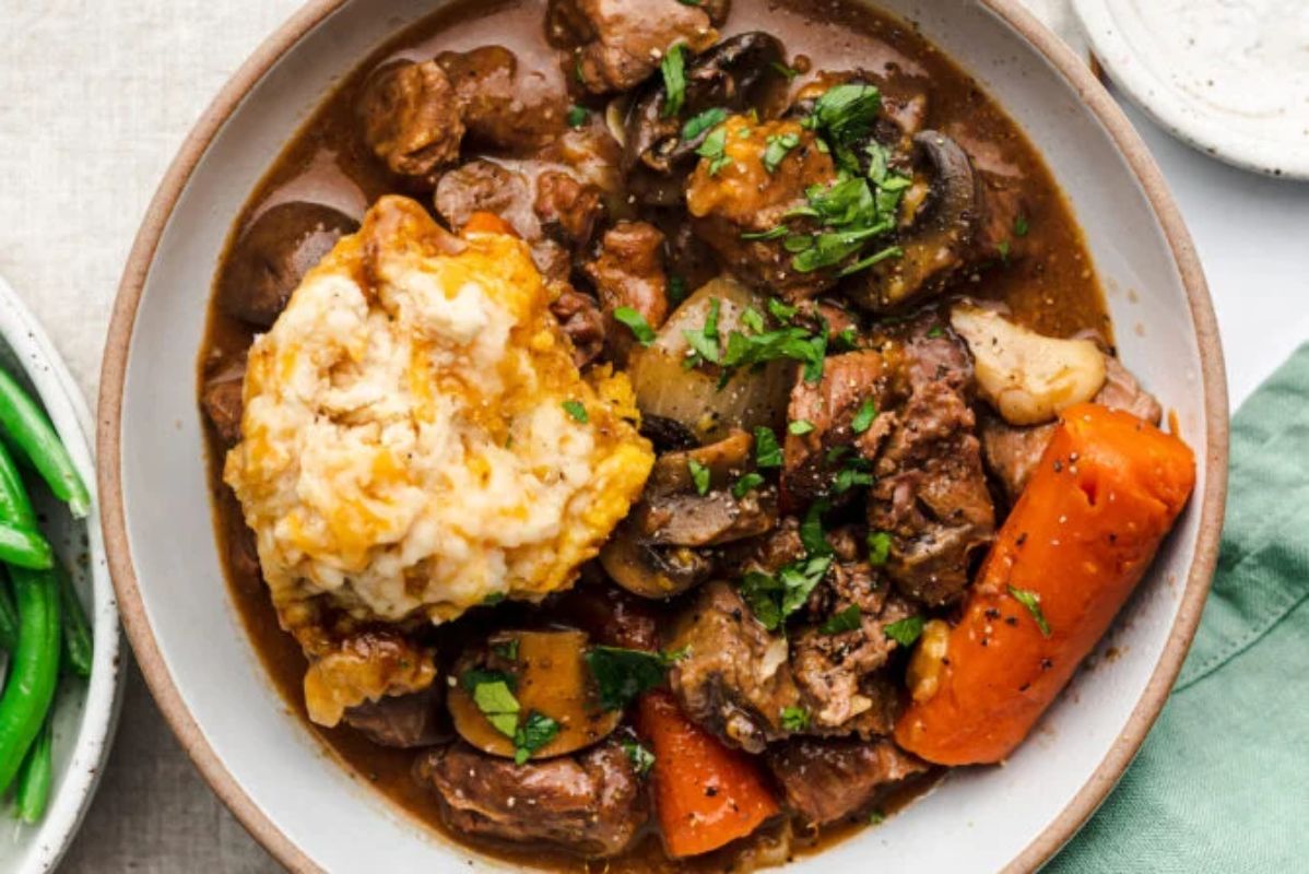 Pattys Crockpot Beef Tip Stew With Dumplings 1