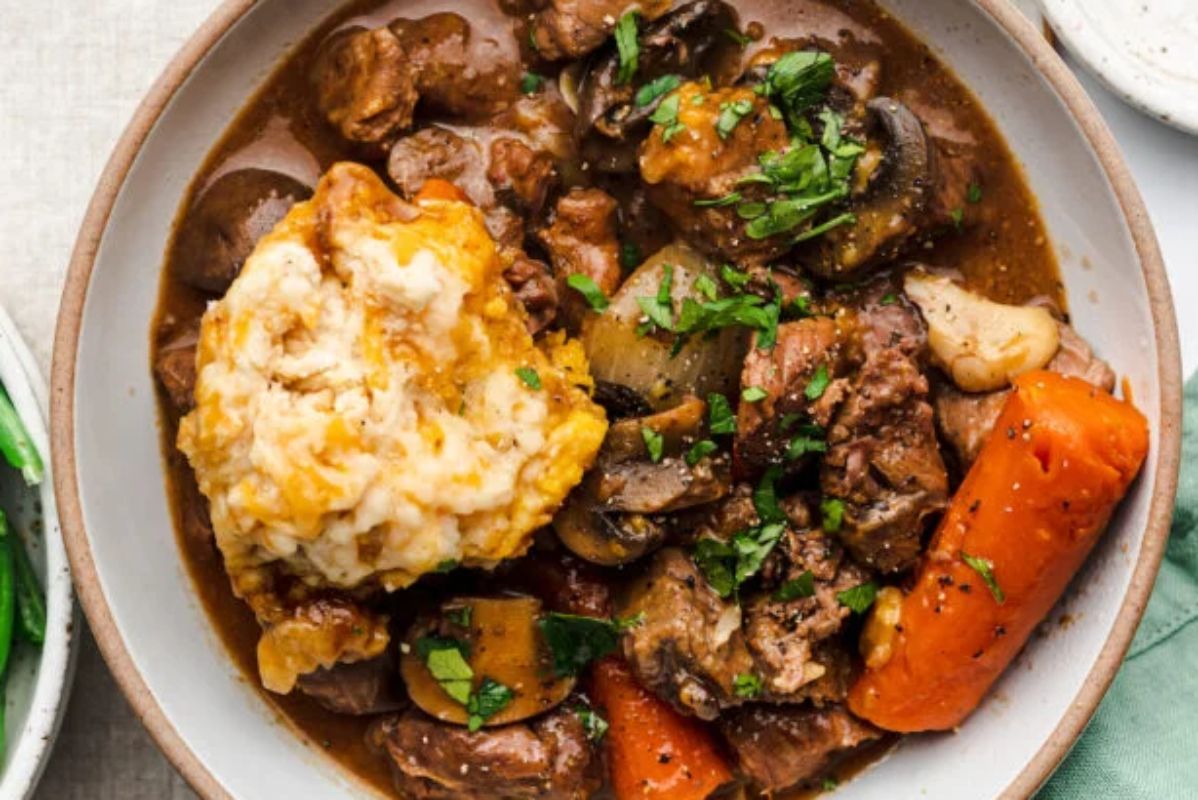 Pattys Crockpot Beef Tip Stew With Dumplings 2