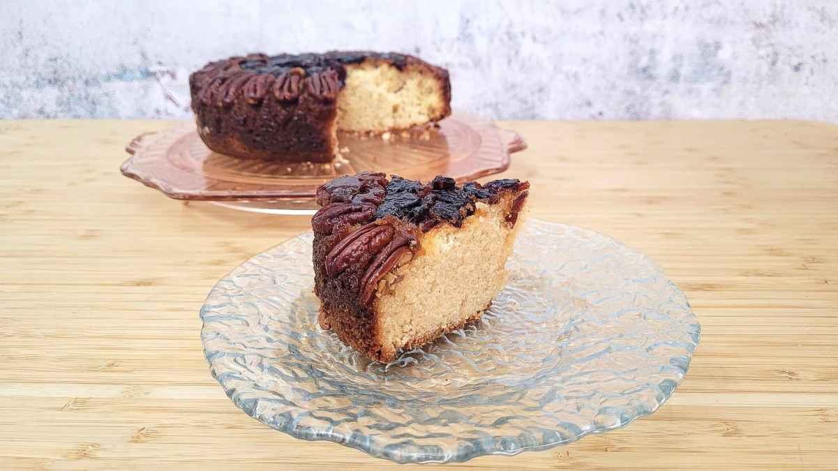Pecan Cranberry Upside Down Cake. 