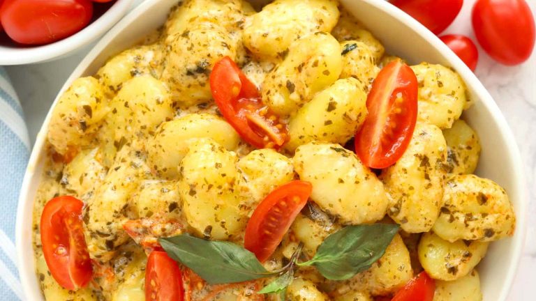 Pesto Gnocchi Recipe.