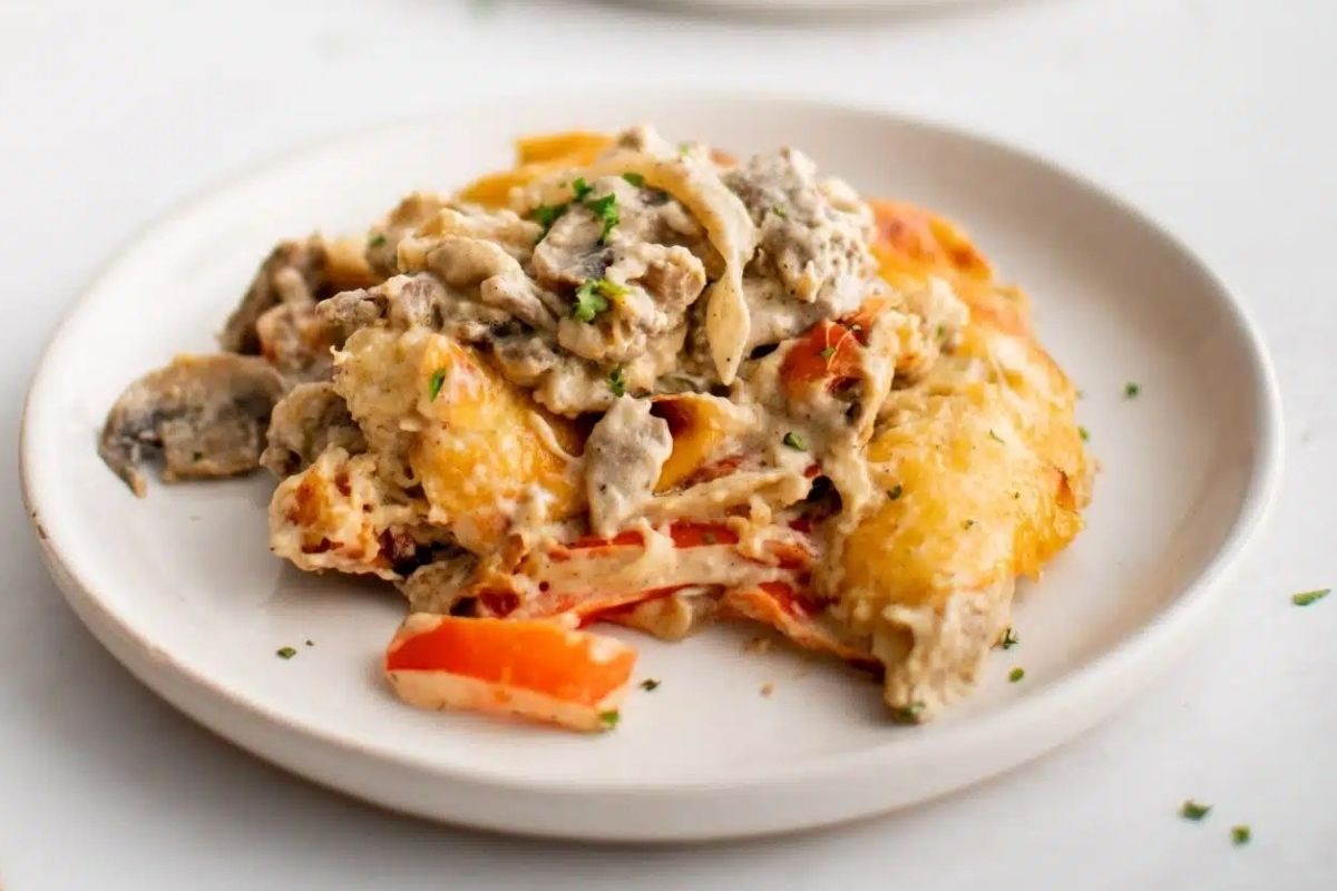 Philly Cheesesteak Casserole 1