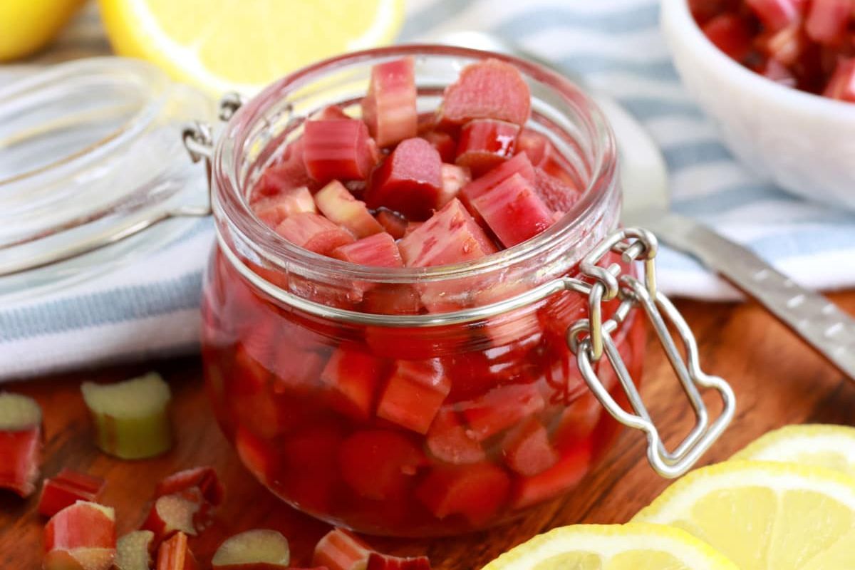 Pickled Rhubarb