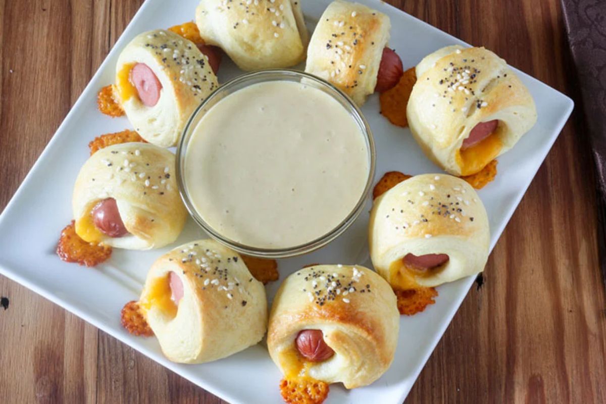 Pigs In A Blanket Honey Dijon Dipping Sauce