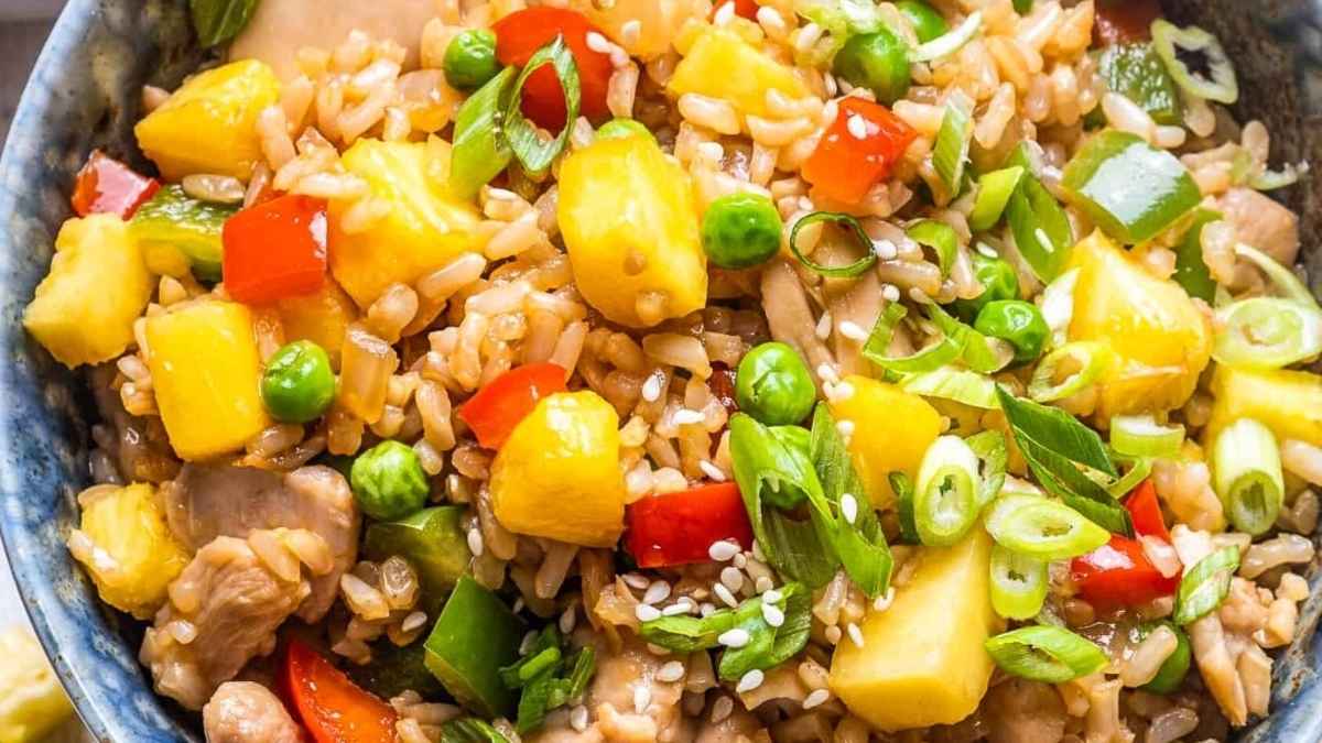 Pineapple Fried Rice.