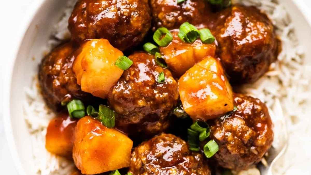 Pineapple Meatballs.