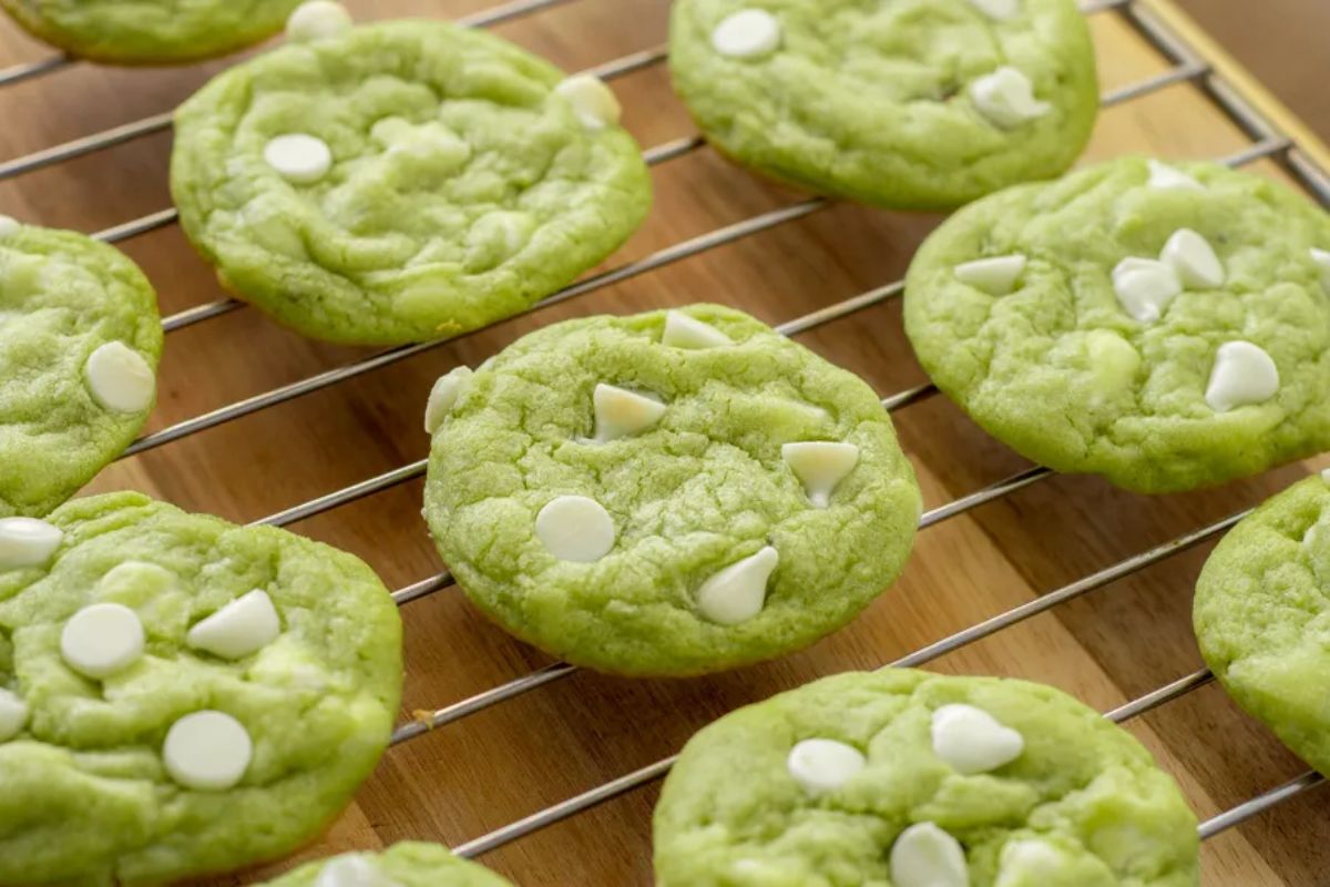 Pistachio Pudding Cookies