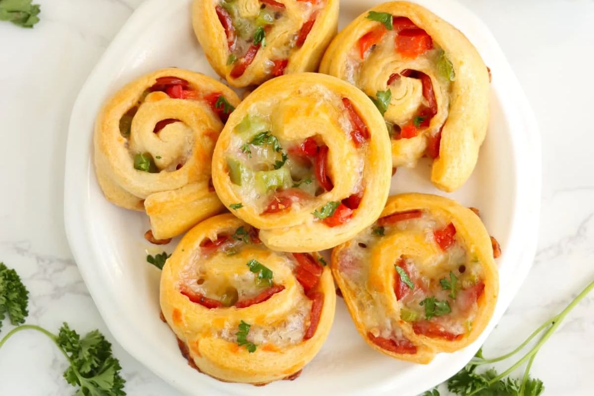 Pizza Pinwheels Recipe A Tasty And Easy Homemade Snack Recipe