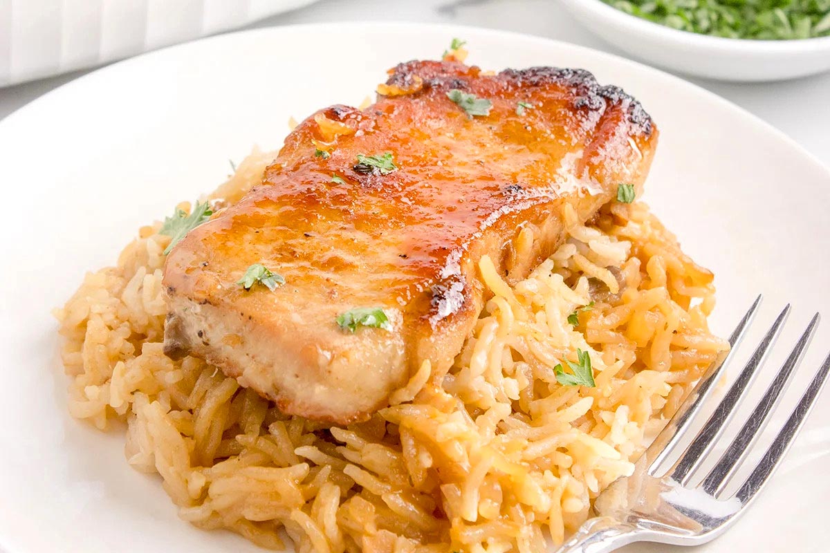 Easy Pork Chop Casserole.
