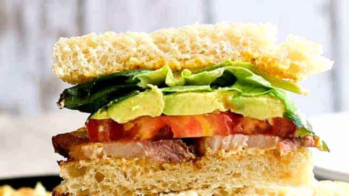 Pork Belly Sandwich. 