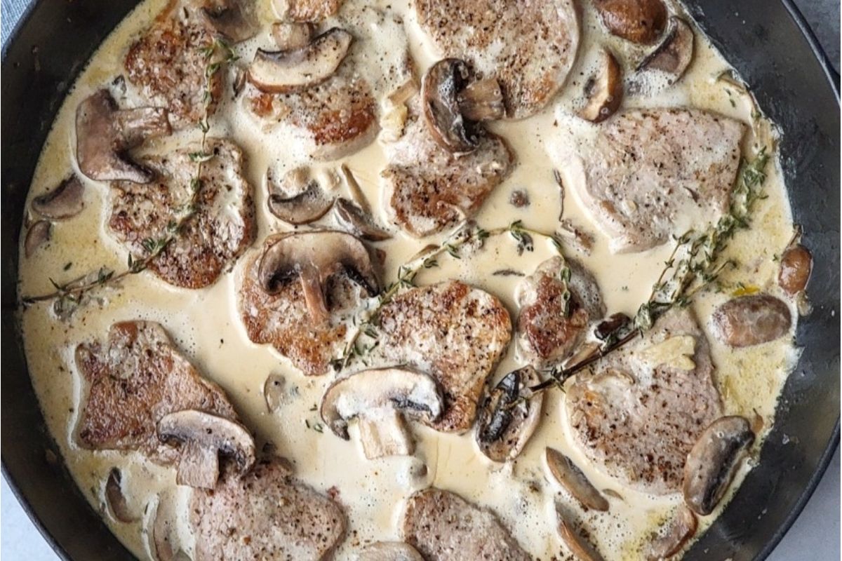 Pork Tenderloin With Creamy Mushroom Sauce