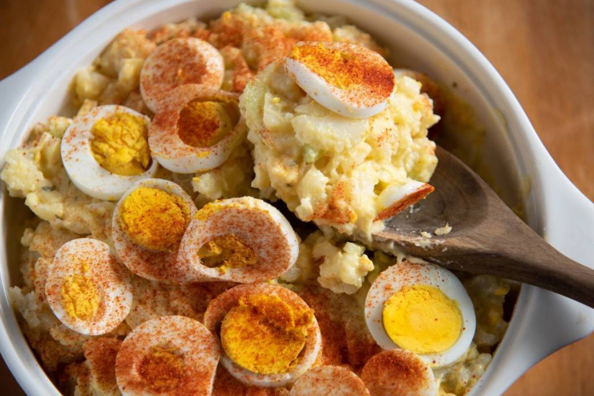 Potato Salad With Hard Boiled Eggs Grandma S Potato Salad Recipe