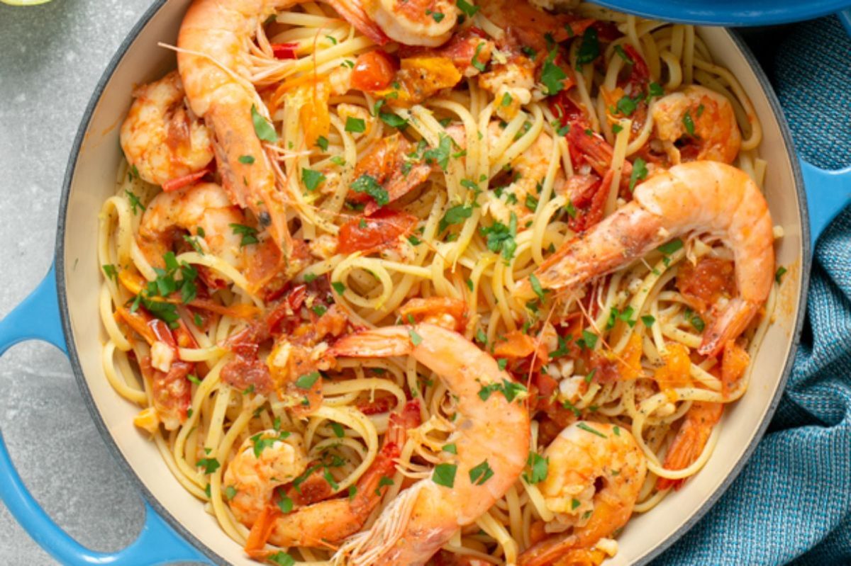 Prawn Linguine