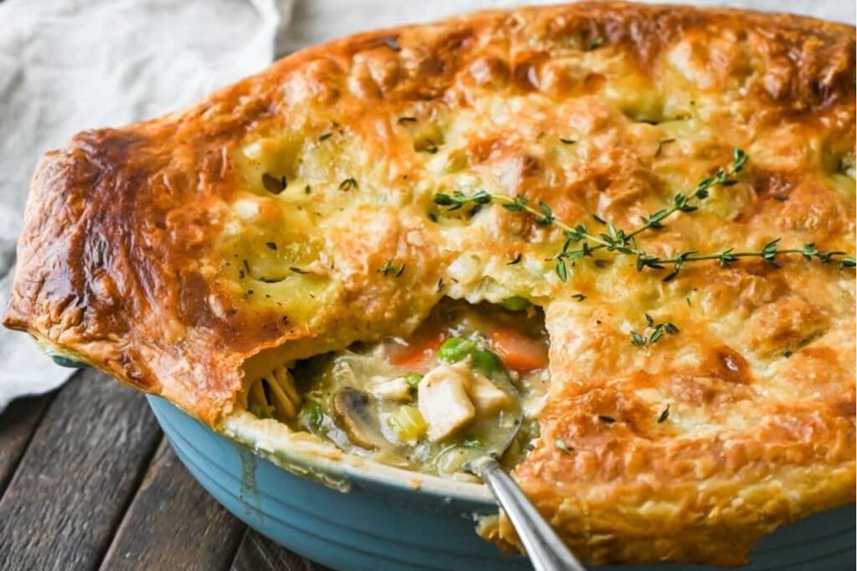 Puff Pastry Chicken Pot Pie