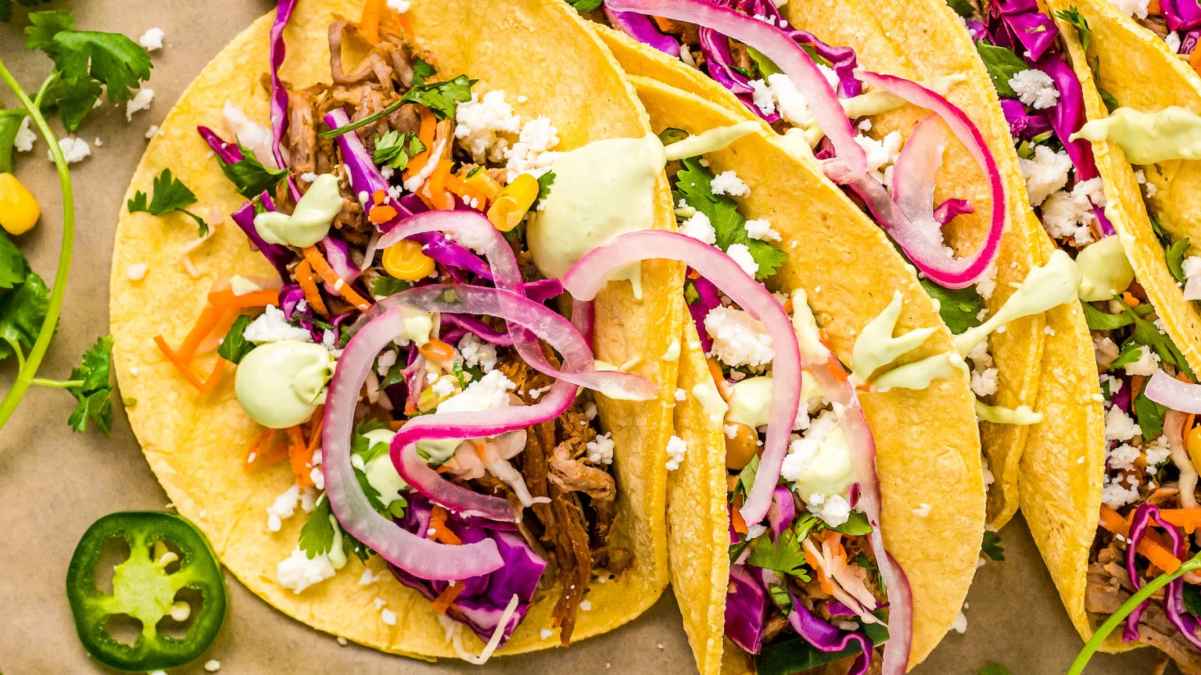 Pulled Pork Tacos. 
