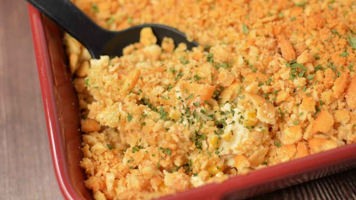 Ritzy Chicken Casserole. 