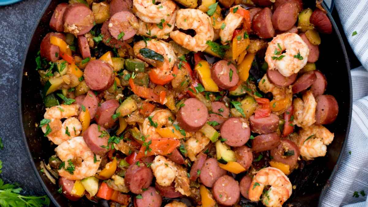 Recipes With Shrimp And Sausage. 