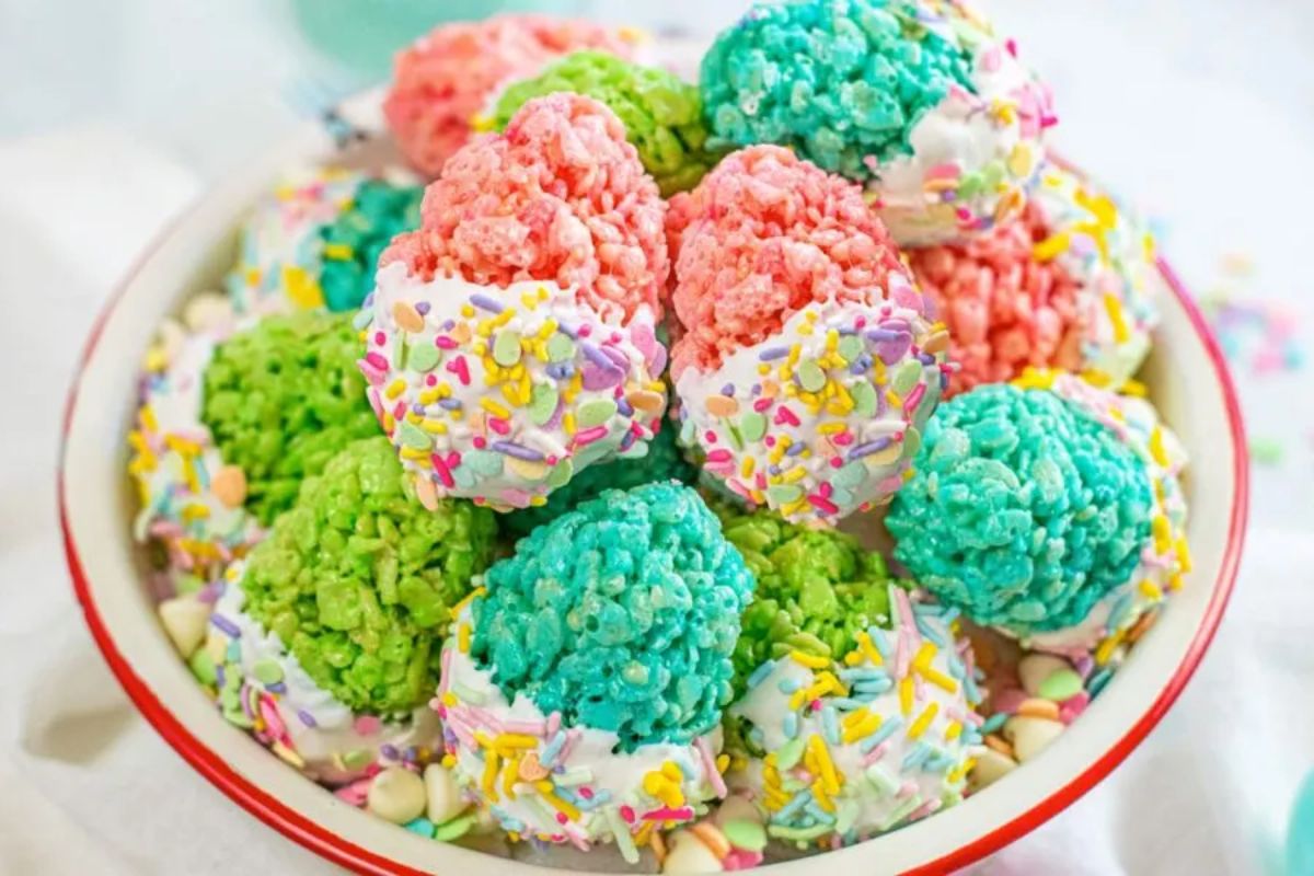 Rice Krispie Easter Eggs