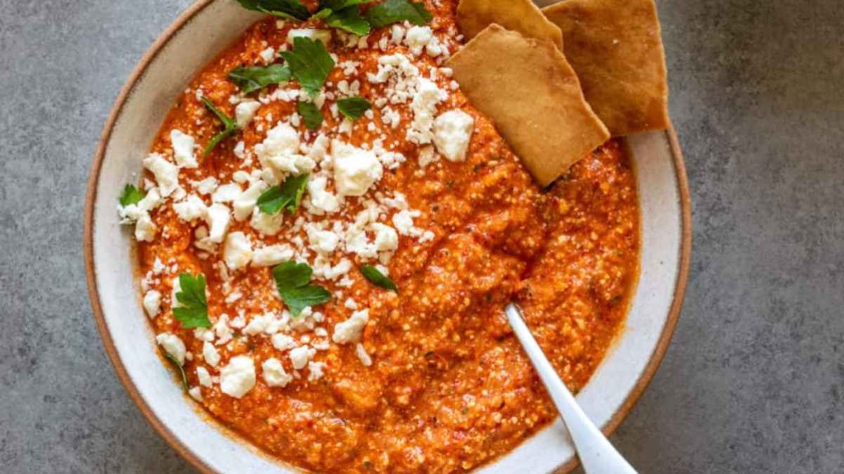 Roasted Red Pepper Dip.