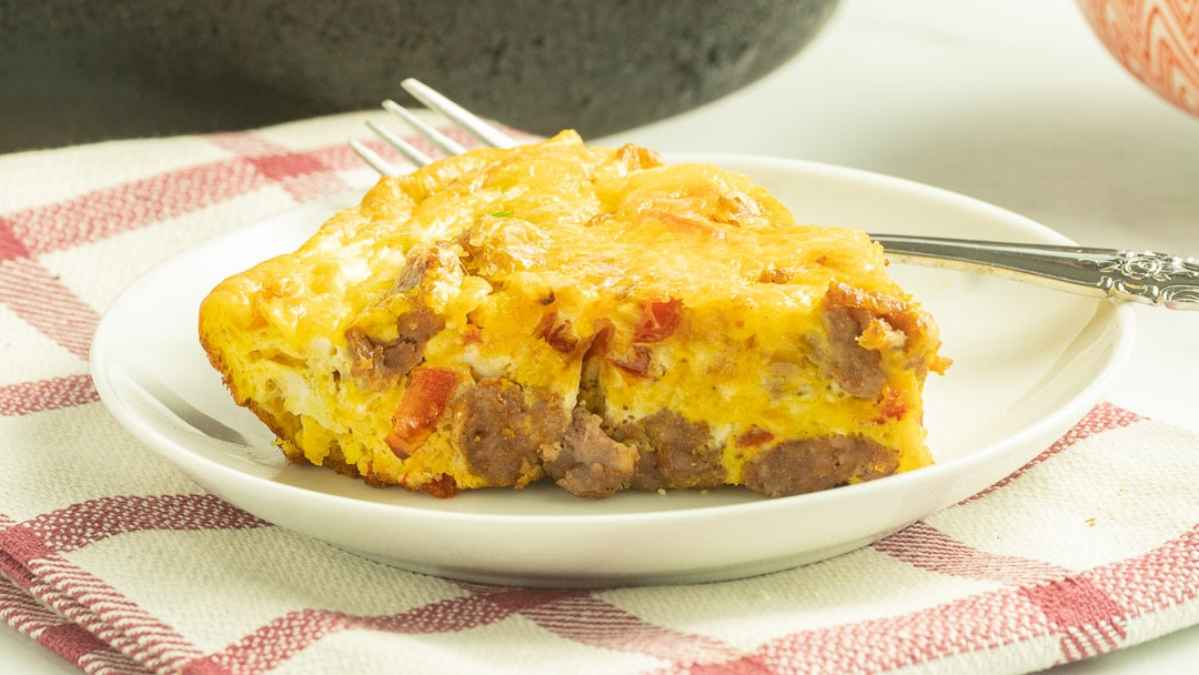 Sausage Frittata.