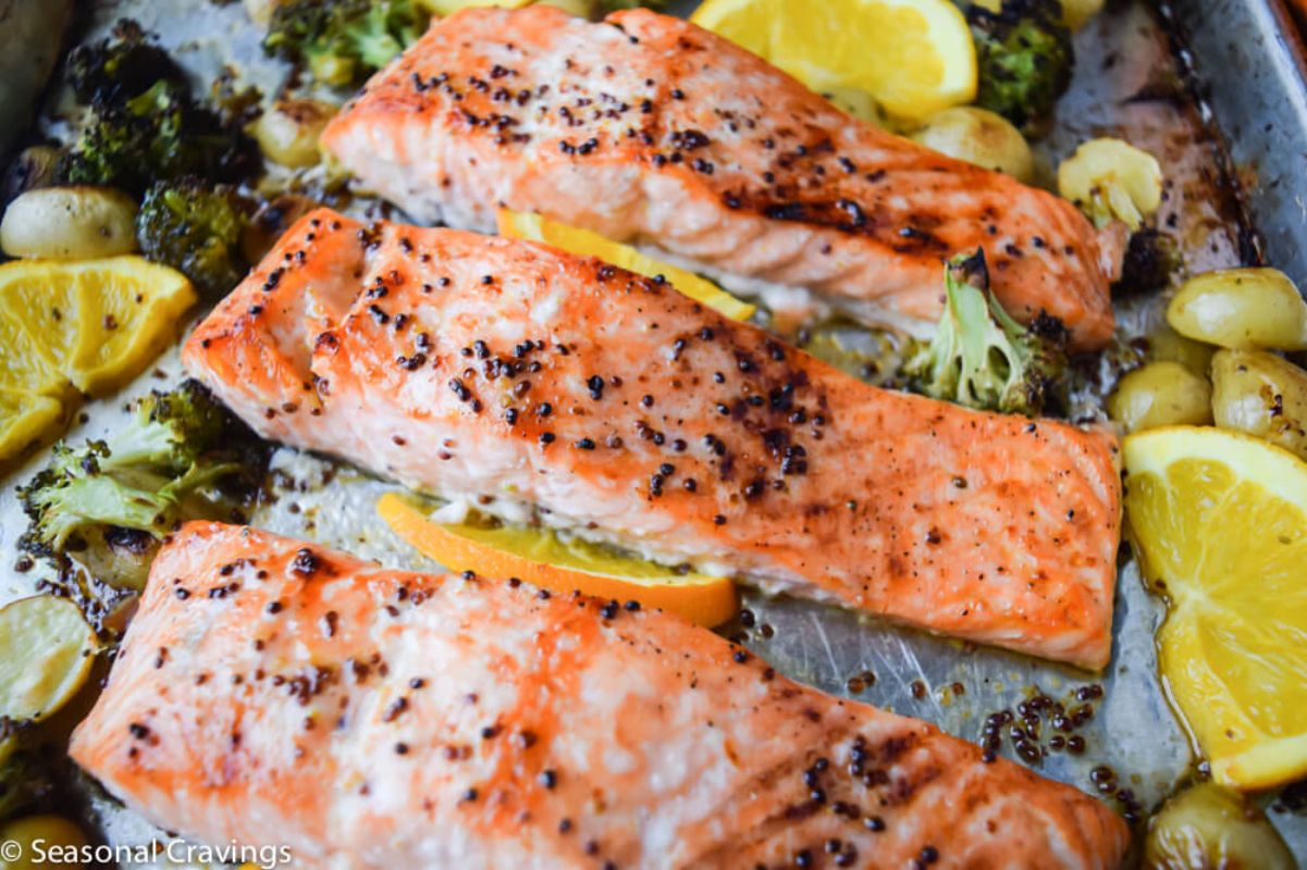 Sheet Pan Maple Salmon