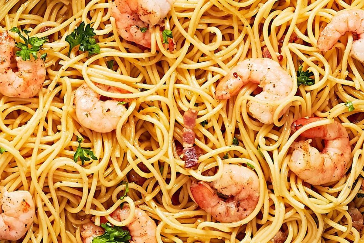 Shrimp Carbonara