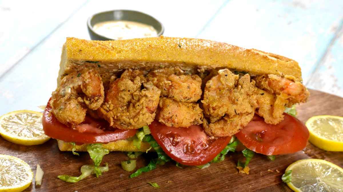 Shrimp Po' Boy. 