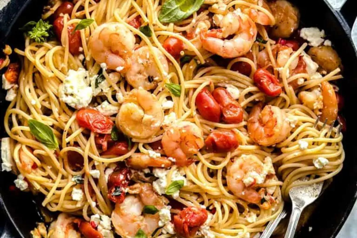 Shrimp Spaghetti Garidomakaronada