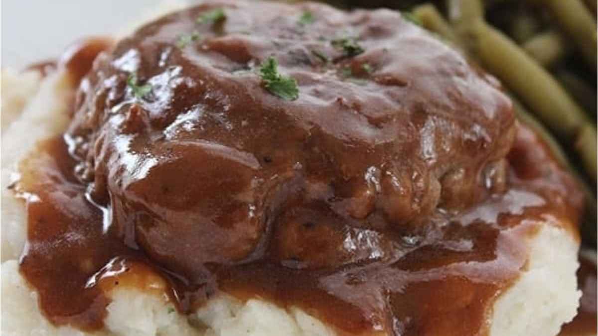 Simple Salisbury Steak.