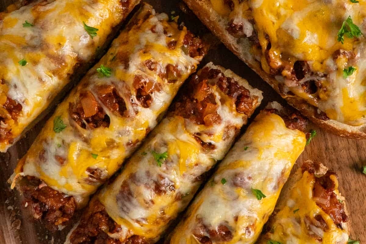 A close up of food.