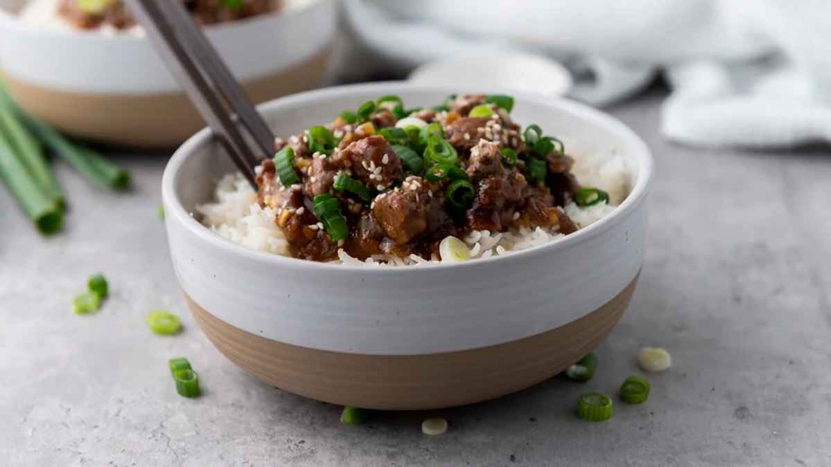 Slow Cooker Mongolian Beef. 