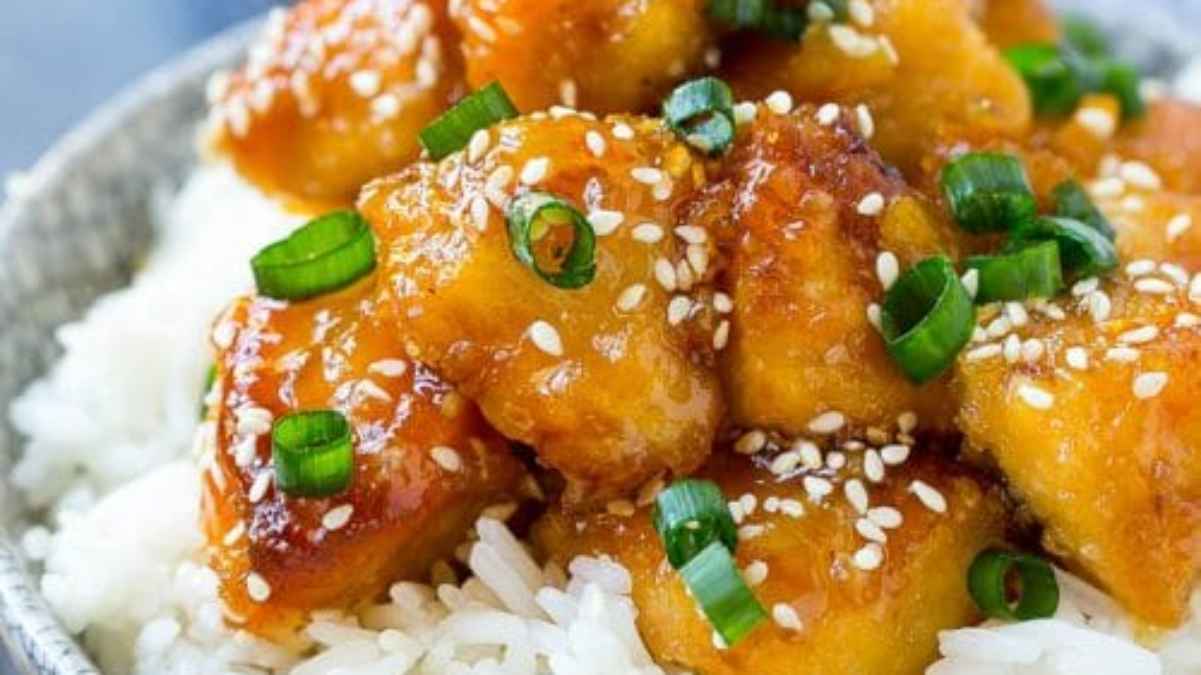 Slow Cooker Orange Chicken. 