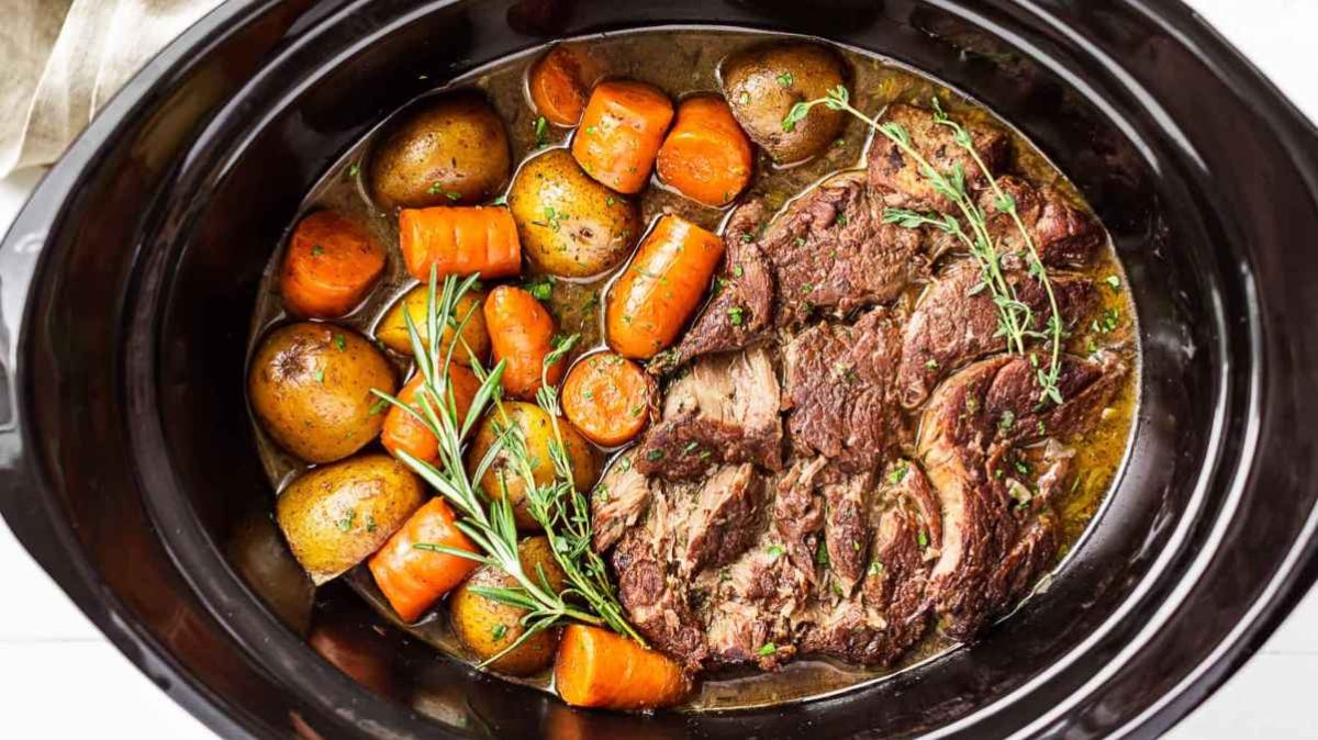 Slow Cooker Pot Roast.