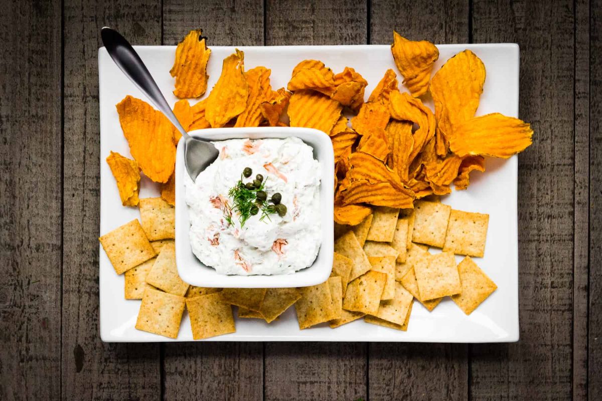 Smoked Salmon Dip With Dill Capers