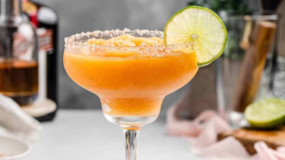 Smoky Peach Margarita.